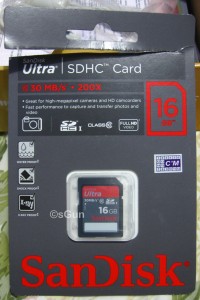 SanDisk Ultra SDHC 16GB Class10 Package