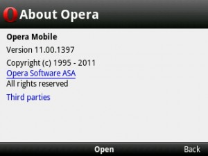 Opera Mobile v11.00.1397