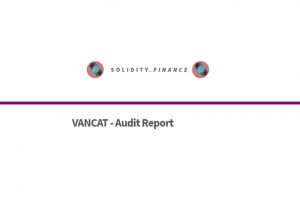 Hasil Audit VanCat 100% PASS Oleh Solidity Finance
