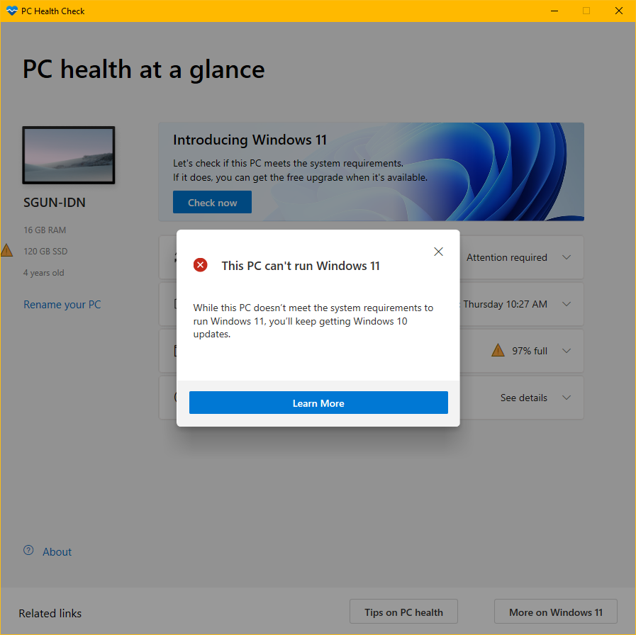 Windows 11 cannot